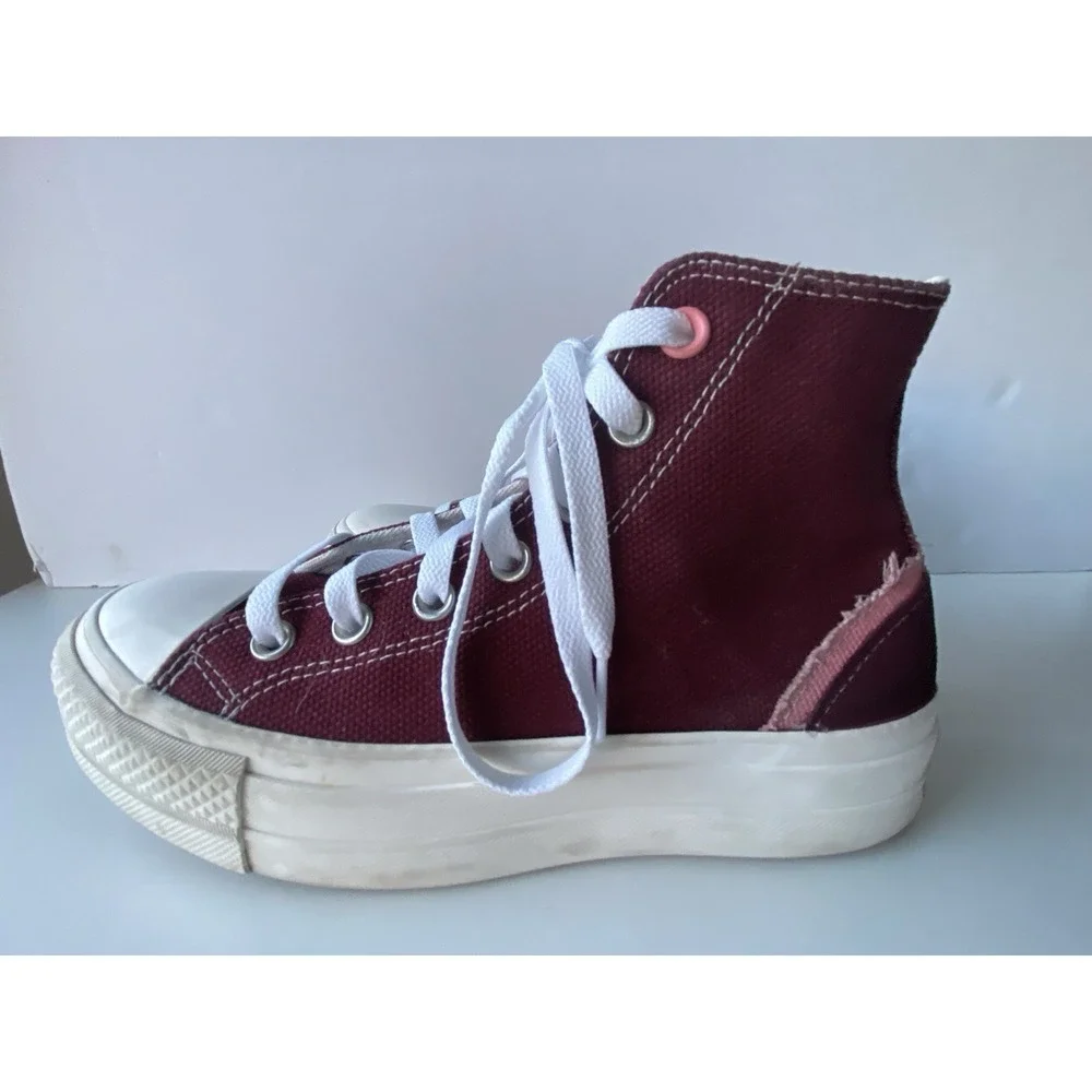 Converse Chuck Taylor All Star Lift Platform High Top Dark Cherry Women's 6.5